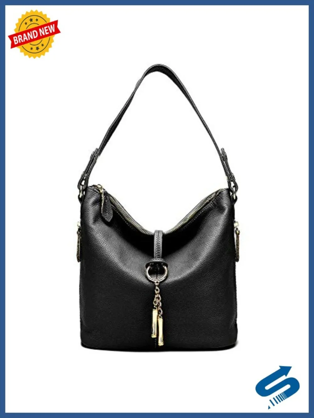 Real Leather Hobo Shoulder Bag Tote Crossbody Women Handbag